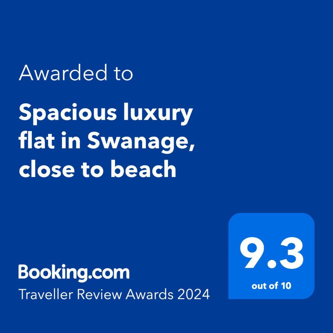 Spacious Luxury Flat In Swanage, Close To Beach With Parking Zewnętrze zdjęcie